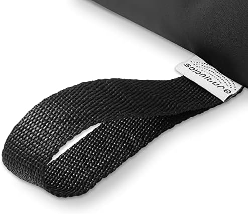 Saloniture Half Round Massage Table Bolster Pillow Pad - 26 x 6 x 3 Inch - Black - Image 3