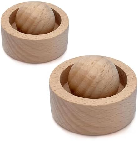 2Pcs Wooden Essential Oil Diffuser – Compact Passive Oil Diffuser, Versatile Style for Home, Office or Car, Choice (Zelkova Wood, 2) by Unknown