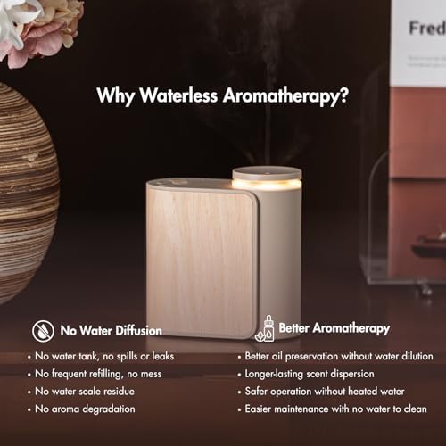 Waterless Essential Oil Diffuser with Solid Wood Cover - Image 4