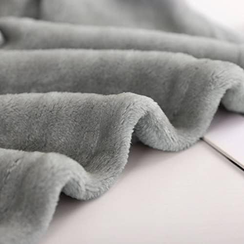 NANPIPER Baby Blankets, Super Soft Fleece Fuzzy Blanket for Toddler, Luxury Cozy Lightweight Microfiber Plush Blanket-Throw Size 30"x40",Grey - Image 3