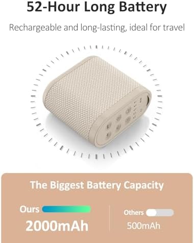 Portable Brown Noise Sound Machine: Super Long-Lasting Battery & USB-C Rechargeable, Headphone Jack, 21 Sounds - White Noise Machine for Baby, Adult, Travel, Sleeping, Registry Gift - Image 3