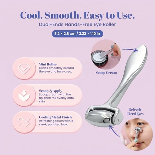 ROSELYNBOUTIQUE Gua Sha Facial Tools & Stainless Steel Face Roller - Image 4