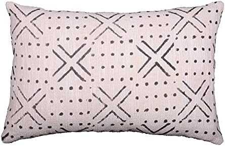 Trade Star Authentic Body Pillowcase Pure Cotton Case 100% Cotton Throw Decorative Cushion Covers Handloomed Oblong Pillow Cover Indian Decorations for Sofa Couch (Ivory NOVA 12X18 INCHES) by TradeStar