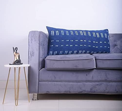 Trade Star 100% Cotton Lumbar Pillow Cover Decorative Cushion Case Large Spring Pillow Case Bedding Decor Indian Home Decoration Cushion Cover for Farmhouse Decor (Indigo Blossom 14X36 INCHES) - Image 5