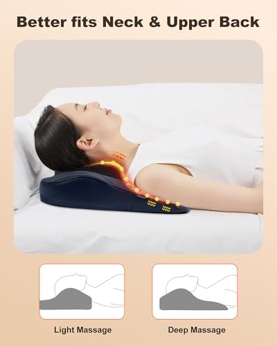 Beleduc Back Massager for Back Pain Deep Tissue, Shiatsu Back Neck Massager with Heat,Vibration Massage, Deep Kneading Massage Pillow for Neck Shoulder - Image 3