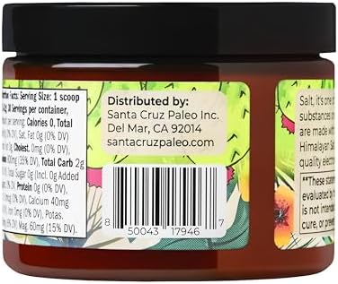 Santa Cruz Paleo Electrolyte Powder, Prickly Pear Flavor, Sugar Free Hydration Drink Mix with Himalayan Pink Salt, Sea Salt, Magnesium Glycinate, Potassium Chloride, Sweetened with Stevia, 30 Servings - Image 6