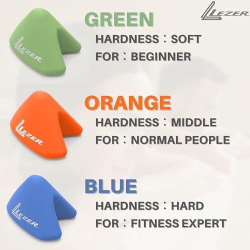 LEZER Trigger Massage Point, Manual Massage Ball, Muscle Knots Relief Tool, Myofascial Release, Physical Therapy, Deep Tissue Back Massage, Plantar Fasciitis, 2.9 in x 2.1 in (Blue) - Image 6
