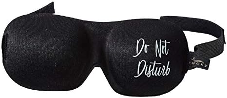 Bucky Ultralight Comfortable Contoured Travel and Sleep Eye Mask, Do Not Disturb, One Size (5824) by Bucky