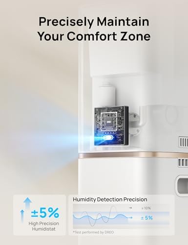 DREO 11L Smart Humidifier Large Room 700 ft², Humidifiers for Bedroom, 100H - Image 5