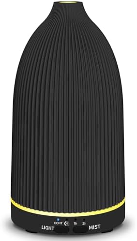 URPOWER 150mL Essential Oil Diffuser Ultrasonic Cool Mist Humidifier by URPOWER