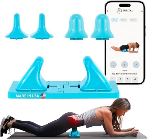 Thrival Deep Tissue Pro, Adjustable Psoas Muscle Release Tool, Blue by ThrivalMuscleRecovery