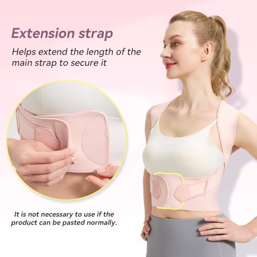 Posture Corrector for Women and Men,Adjustable Shoulder Straightener - Image 2