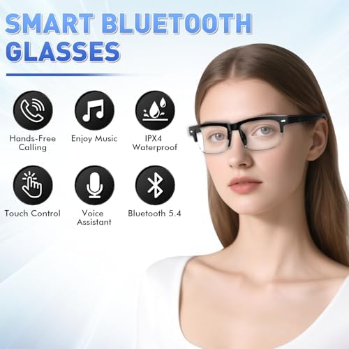 Smart Bluetooth Glasses with Open-Ear Audio & Photochromic Lenses - Image 2