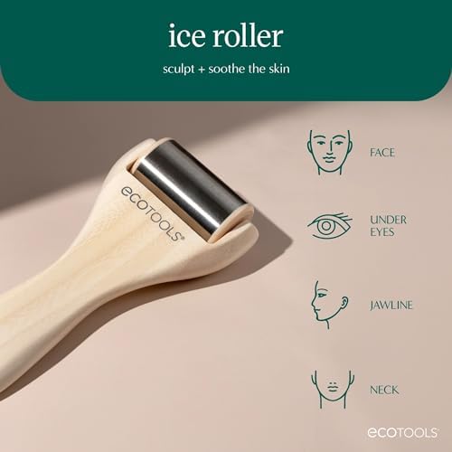 EcoTools Ice Roller, Stainless Steel Facial Roller, 1 Count - Image 4