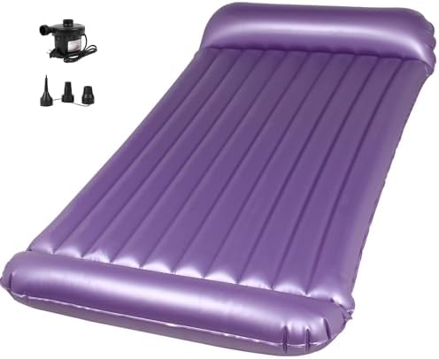Nuru Massage Mattress Inflatable 88" X 48" - 6in Thick Airbed for Couples, Nuru Massage Air Mattress with Electric Air Pump, Easy-Wipe PVC (400lbs Capacity) by Ustenroya