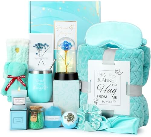 Hangerspace Birthday Gifts for Women, Relaxing Spa Self Care Gift Baskets by Hangerspace