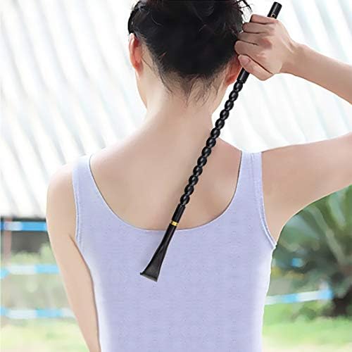 Tomorotec Traditional Back Scratcher Body Relaxation Massager Self-Therapeutic Tool Claw Shape fir Itching Relief, 17’’, Strong and Sturdy, Padauk Wood - Image 4