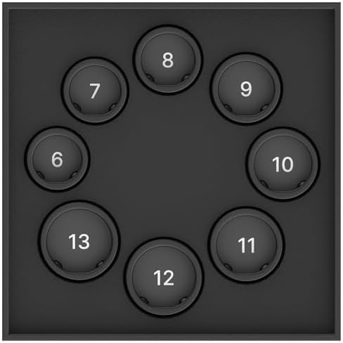 RENPHO Lynx Smart Ring-Sizing Kit, Size Before You Buy,Tar Black,Size 6-13 by RENPHO