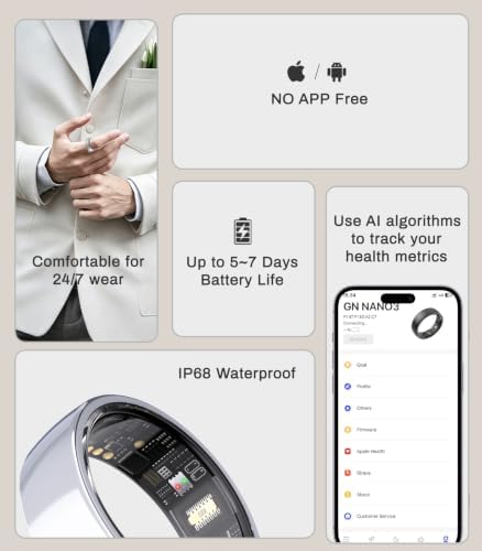 AI Smart Ring for Women Men, Health Ring with AI Health Analysis - Image 4