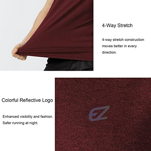 EZRUN Men's Quick Dry Workout Tank Top UPF 50+ Sweat-Wicking Gym Shirt - Image 5