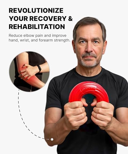 DMoose Fitness Flex Resistance Bar for Physical Therapy - Non-Slip Odorless Material, Exercise Bar for Tennis & Golfers Elbow Tendonitis Relief - Wrist and Forearm Strengthener & Grip Strength Trainer - Image 2