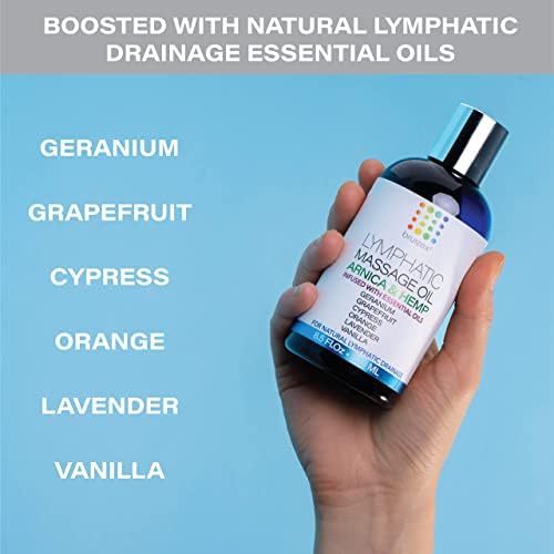 Bruizex Lymphatic Drainage Massage Oil with Arnica & Hemp Seed,8.5 Oz - Image 5