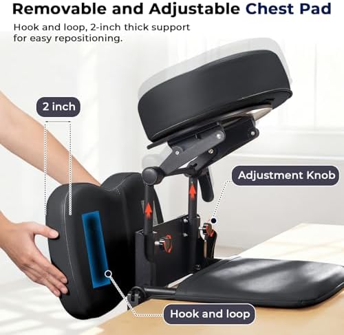 3 in 1 Multifunctional Portable Face Down Cradle Massage Kit for Desktop - Image 4