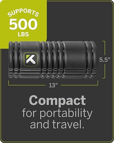 TriggerPoint Grid 1.0 Foam Roller - 13" Multi-Density Massage Roller for Deep Tissue & Muscle Recovery - Relieves Tight, Sore Muscles & Kinks, Improves Mobility & Circulation - Targets Key Body Parts - Image 6