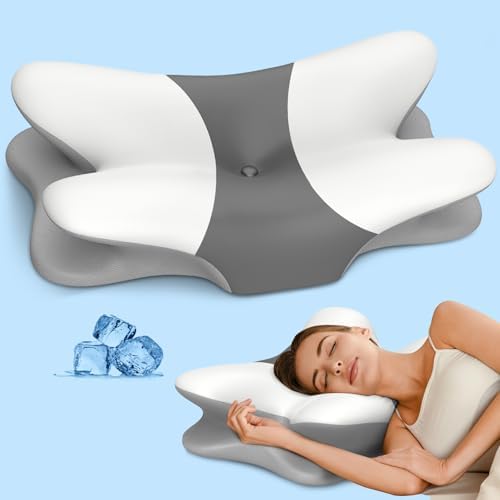 Cervical Neck Pillow for Pain Relief - Ergonomic Memory Foam Pillows by Unknown