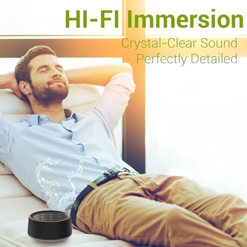 White Noise Machine,Black Sleep Sound Maker,26 Sounds - Image 4