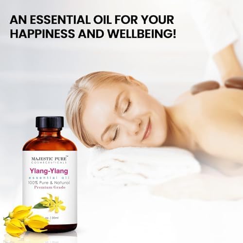 Majestic Pure Ylang Ylang Essential Oil for Diffuser - 1 Fl Oz - Image 3