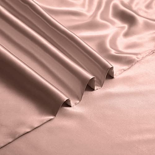 NSGZ Satin Duvet Cover for Weighted Blanket, 60x80, 8 Ties, Champagne Gold - Image 4