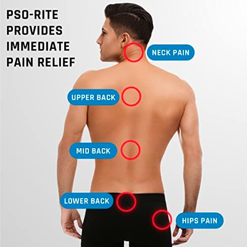 PSO-RITE Psoas Muscle Release Tool – Made in USA, Patented Deep Tissue Massage Device for Your Back, Hip Flexor & Trigger Point Relief, Night Black - Image 4
