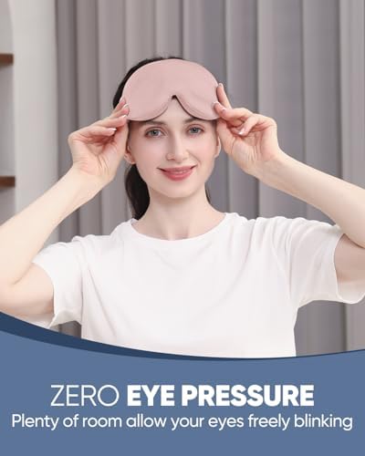 MZOO Luxury Sleep Mask for Women Men Patented Light Blocking Design - Image 2