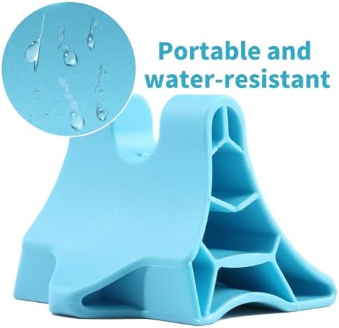 Trigger Point Massage Tool, Handheld Deep Tissue Manual Massager for Neck, Shoulders, Back & Feet, 3-Edge Pressure Point Design, Portable (Blue) - Image 3
