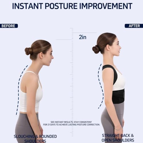 Posture Corrector for Women Men Back Shoulder Support Back Brace - Image 3