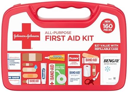 BAND-AID Brand All-Purpose Portable Compact First Aid Kit, 160 Piece by BAND-AID%C2%AEBrand