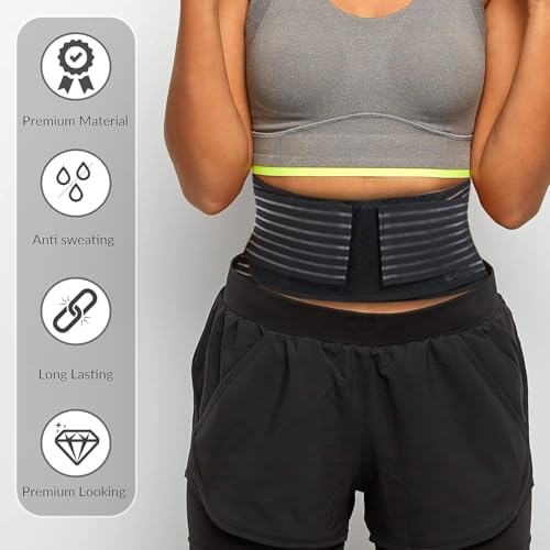 Back Support with Magnet, Back Brace for Lower Pain Relief, Tourmaline Magnetic Back Support Belt for Men & Women, Self Heating & Soothing Lumbar Support Belt For Herniated Disc and Sciatic - Image 6