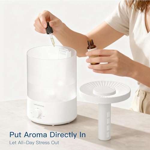 H1-XIT 2 Pack of 2L Cool Mist Humidifier, Top Refill, Nano Fine Mist Out Put, No Leakage for baby, bedroom, living room - Image 3