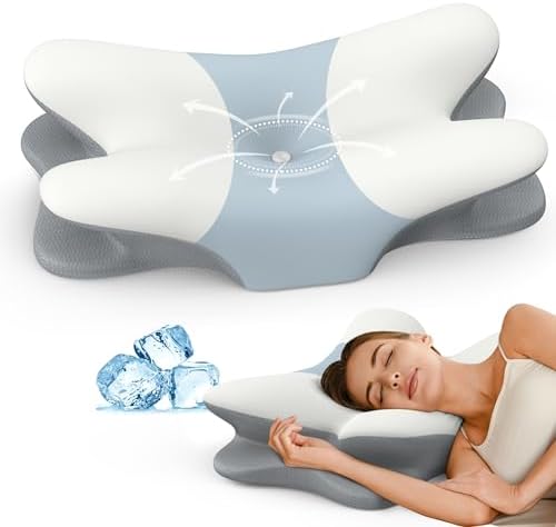 Cervical Neck Pillow - Contour Memory Foam Pillows for Pain Relief by Unknown