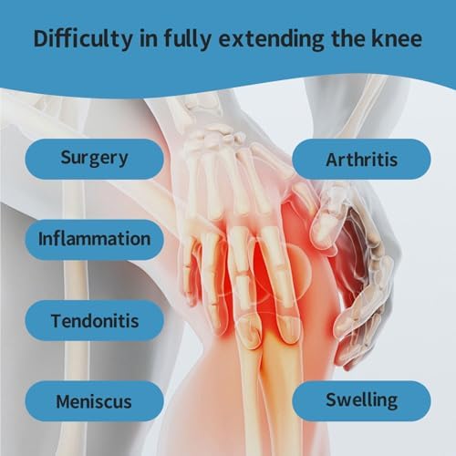 Knee Extension Recovery Device | Essential Aid for Knee Surgery Rehabilitation - Supports Leg Straightening and Flexibility After Knee Replacement(Weights Not Included) - Image 2