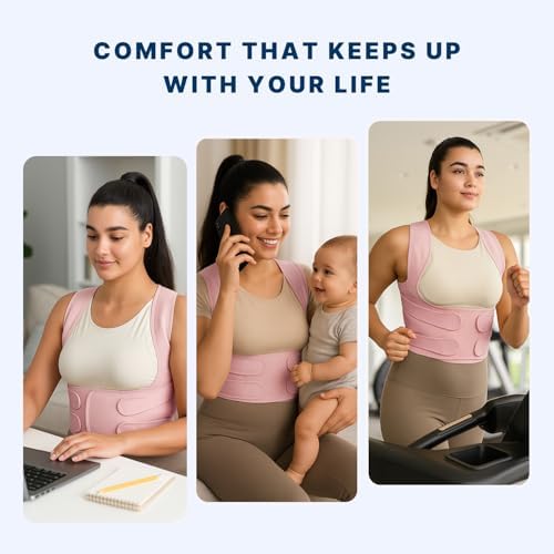 Fit Geno Posture Corrector for Women & Men, Back Shoulder Support Brace - Image 6