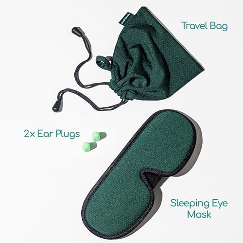 Medi Grade Sleep Mask Cotton Eye Mask with 3D Memory Foam for Sleeping (Pack of 3) - Image 2