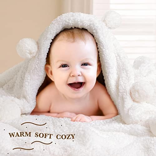LBRO2M Sherpa Fleece Bed Blanket Super Soft Plush Warm Throw Queen 90"X90" - Image 3