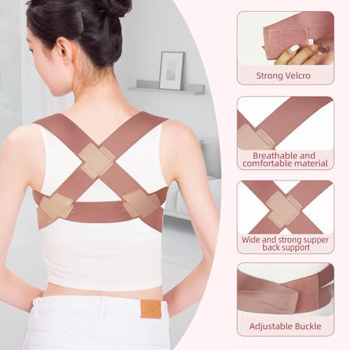 Posture Corrector for Women,Upper Back Brace Pain Relief(Medium) - Image 2