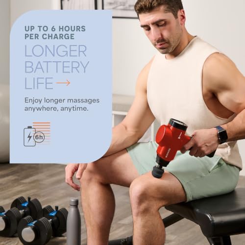 LifePro Sonic Massage Gun Percussion Muscle Massager, 8 Heads & 5 Speeds - Image 4