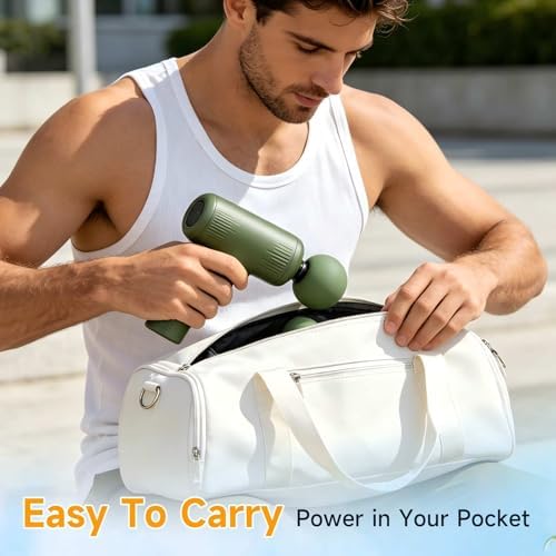 Massage Gun with Heat, Powerful Warming Massage, Home & Travel - Image 5