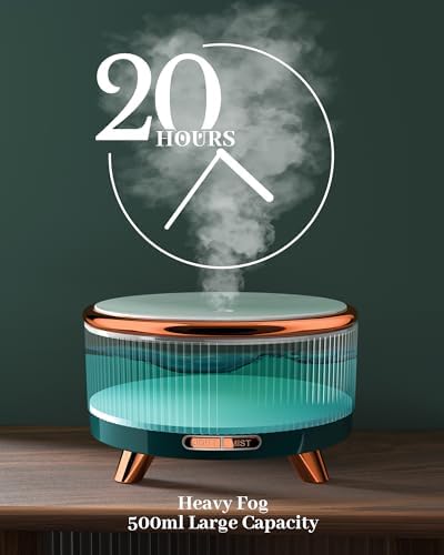 Essential Oil Diffuser for Home, Diffusers for Essential Oils Large Room, 500ml Aromatherapy Diffuser, 7 Colors Changed - Image 3