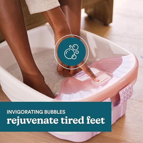 Homedics Bubble Bliss Deluxe Footbath Gift Set Maintain Heat Foot Spa - Image 5