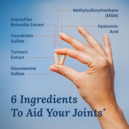 MoveWell by LiveConscious Glucosamine Chondroitin with MSM, Hyaluronic Acid, and More | Joint Health Supplement (2-Pack) - Image 3